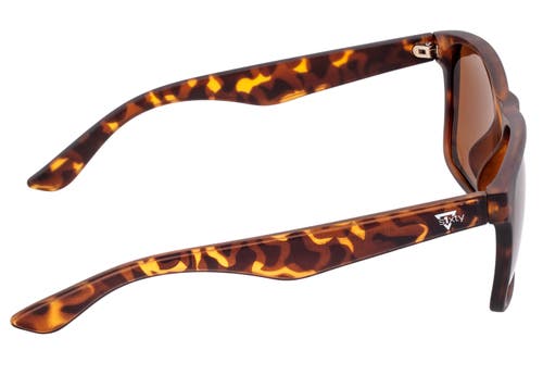Sixty One Solaro Polarized Sunglasses In Tortoise/brown