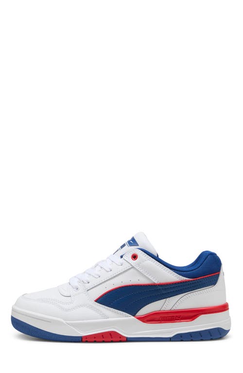 Puma Rebound Retro Low Top Sneaker In White