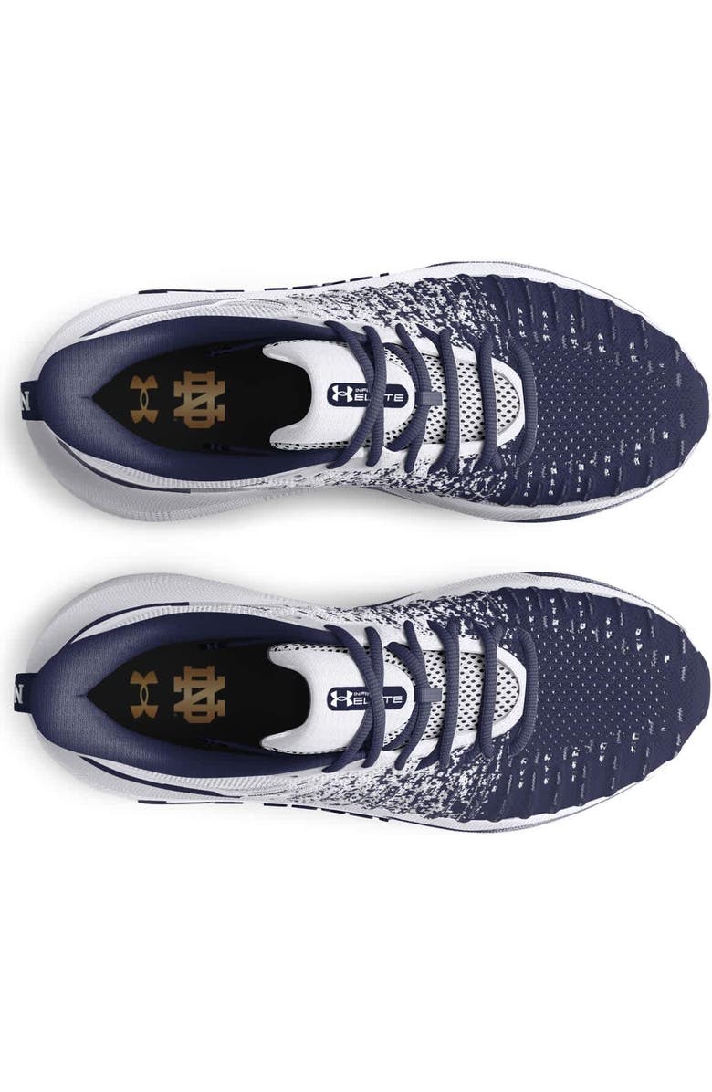 Under Armour Unisex Under Armour White Notre Dame Fighting Irish Infinite Elite Running Shoes, Alternate, color,
