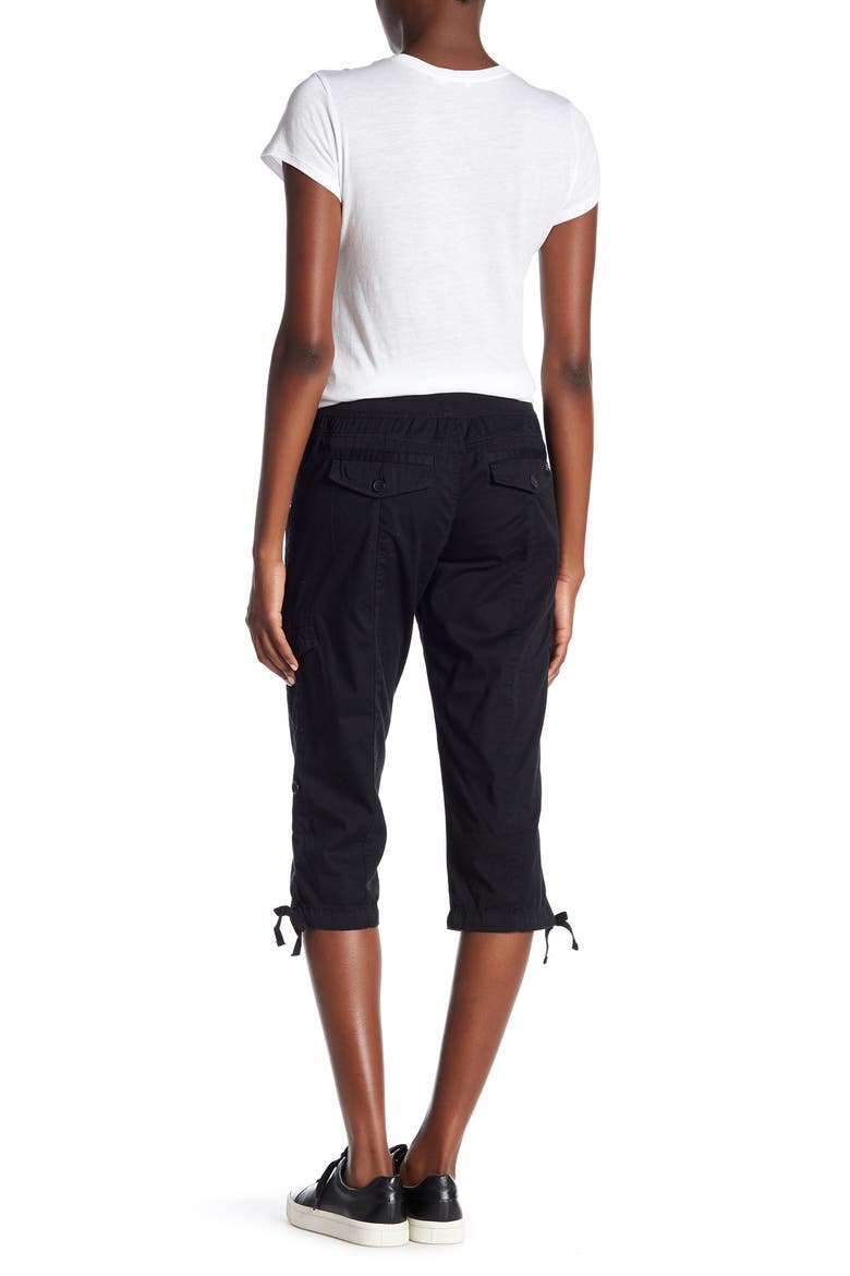 Harriet Crop Pants, Alternate, color, BLACK