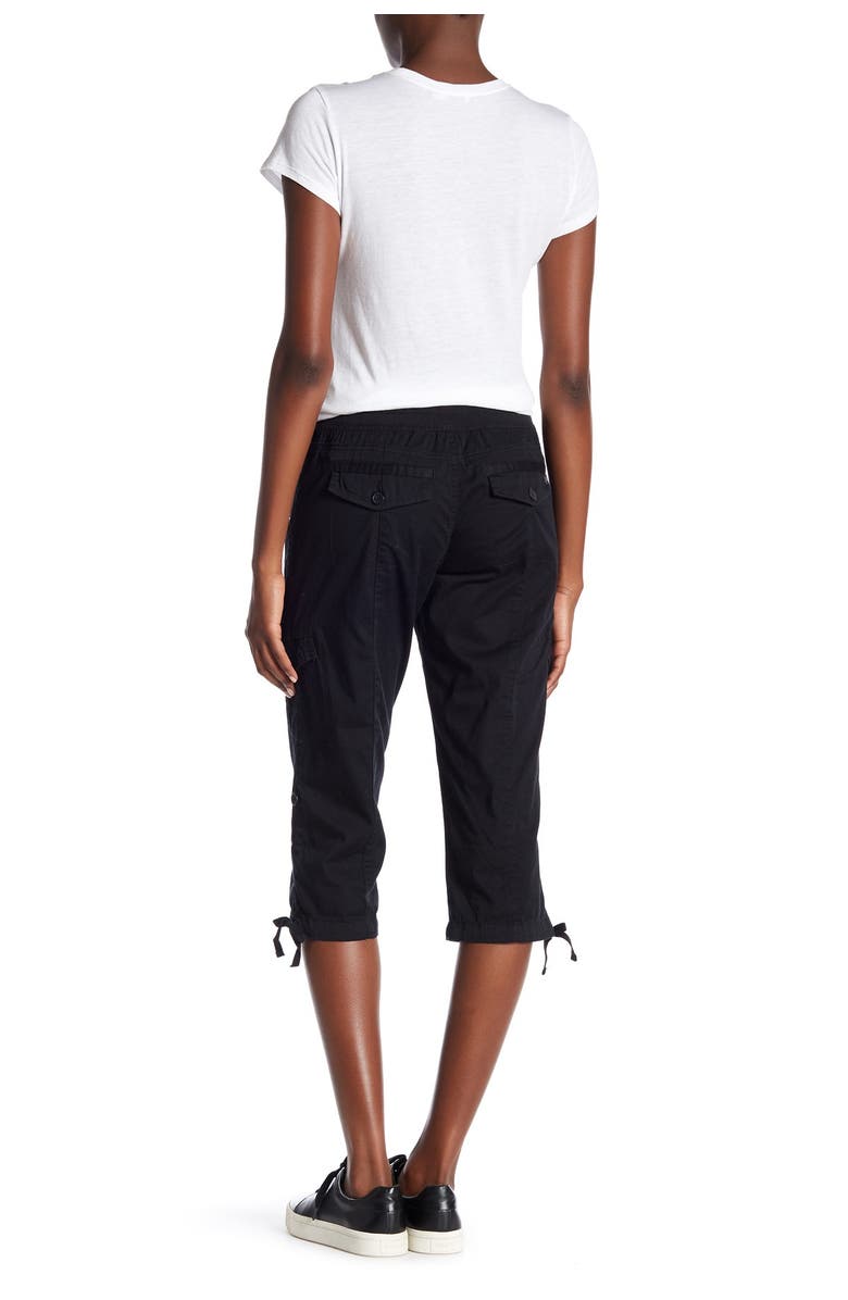 SUPPLIES BY UNIONBAY Harriet Crop Pants, Alternate, color, Black