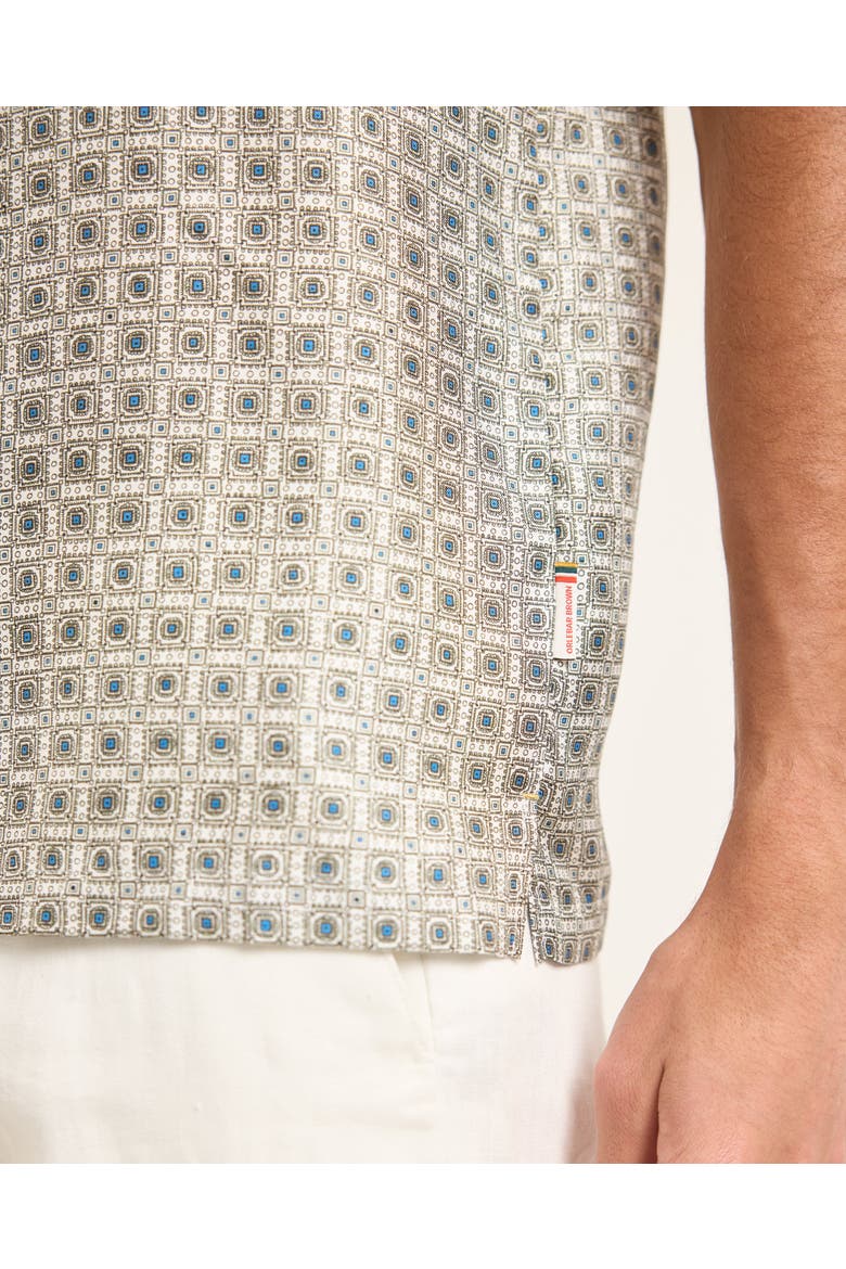 Maitan Silk Relaxed-Fit Shirt, Alternate, color, Latte
