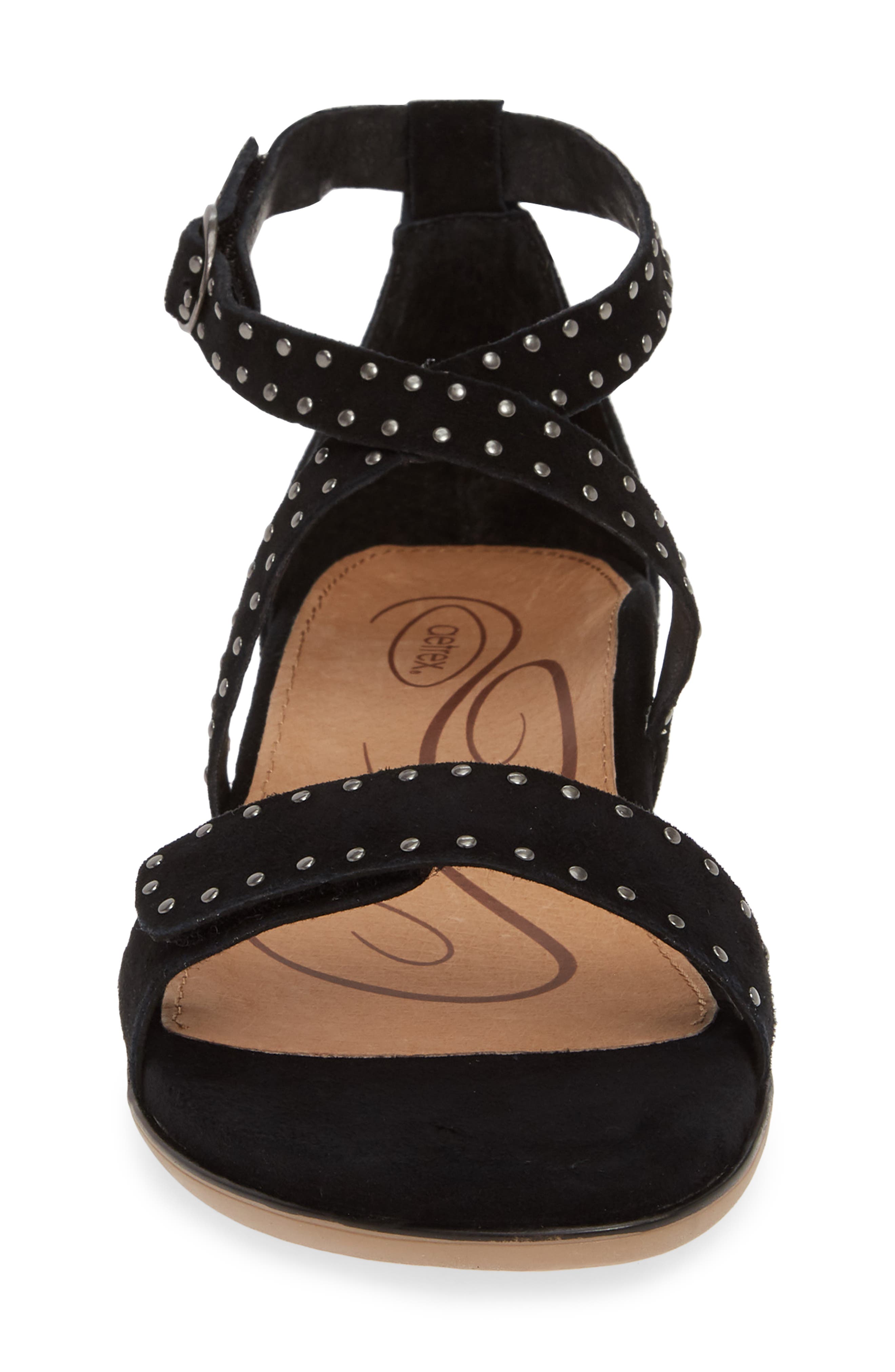 Aetrex Hailey Studded Sandal, Alternate, color, 