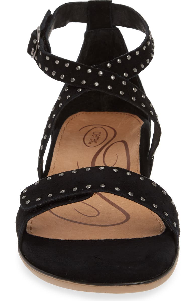 Aetrex Hailey Studded Sandal, Alternate, color,