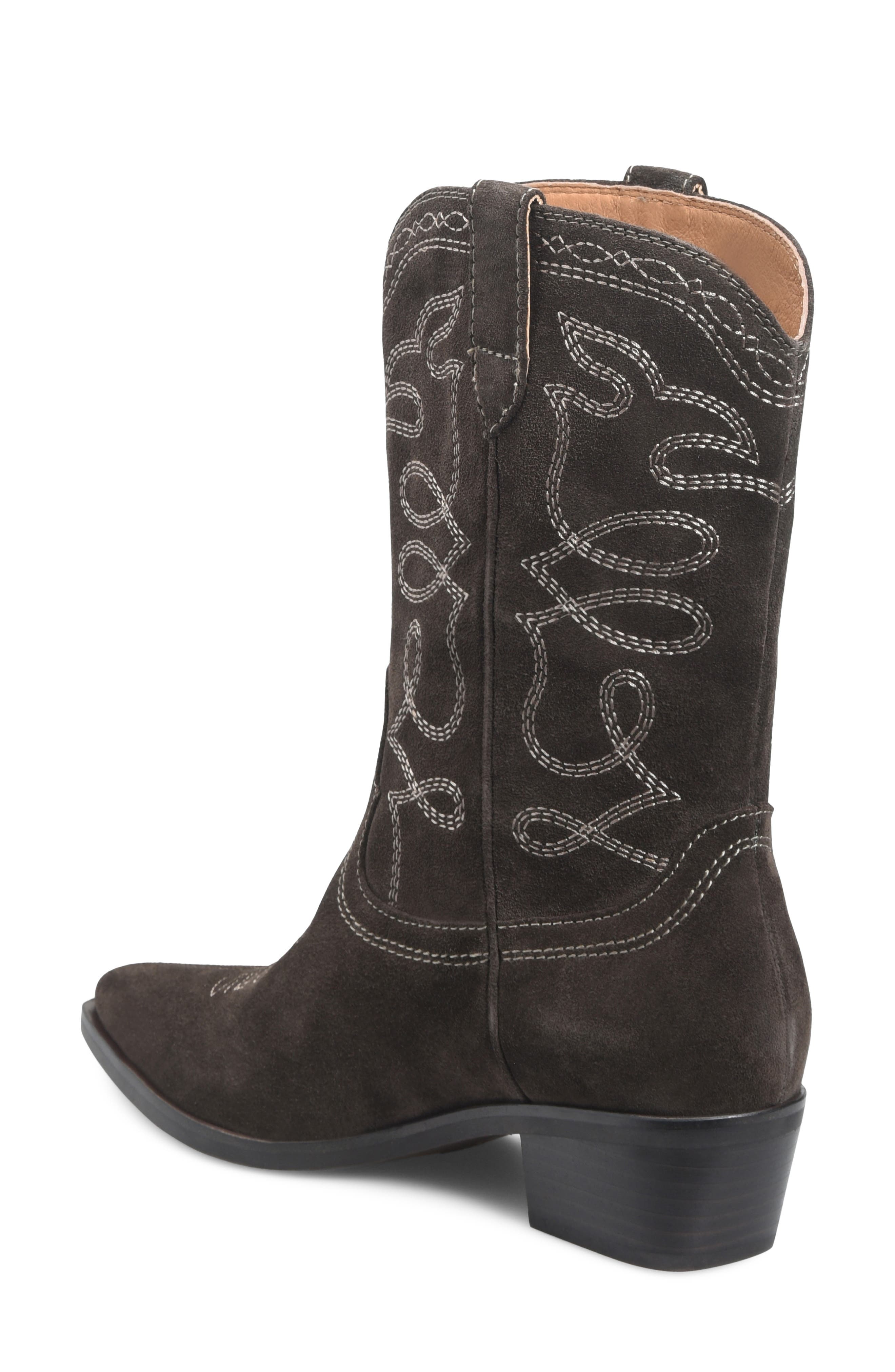 Carolynn Western Boot, Alternate, color, LINCE DARK BROWN