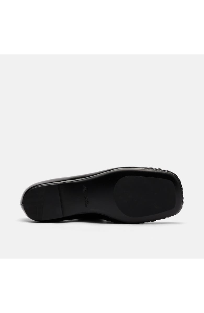 MARC NOLAN Jane Leather Square-Toe Slip-On Loafers, Alternate, color, Black Patent