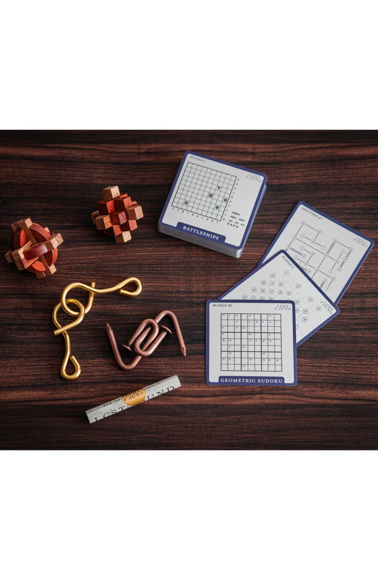 Professor Puzzle Ancient Civilizations Five, Puzzle Set, 3D Handheld Brainteaser, Alternate, color, Multicolored