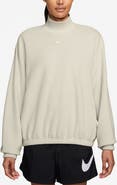 Nike Phoenix Plush Cozy Oversized Mock Neck Sweatshirt