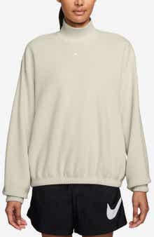 Nike Phoenix Plush Cozy Oversized Mock Neck Sweatshirt