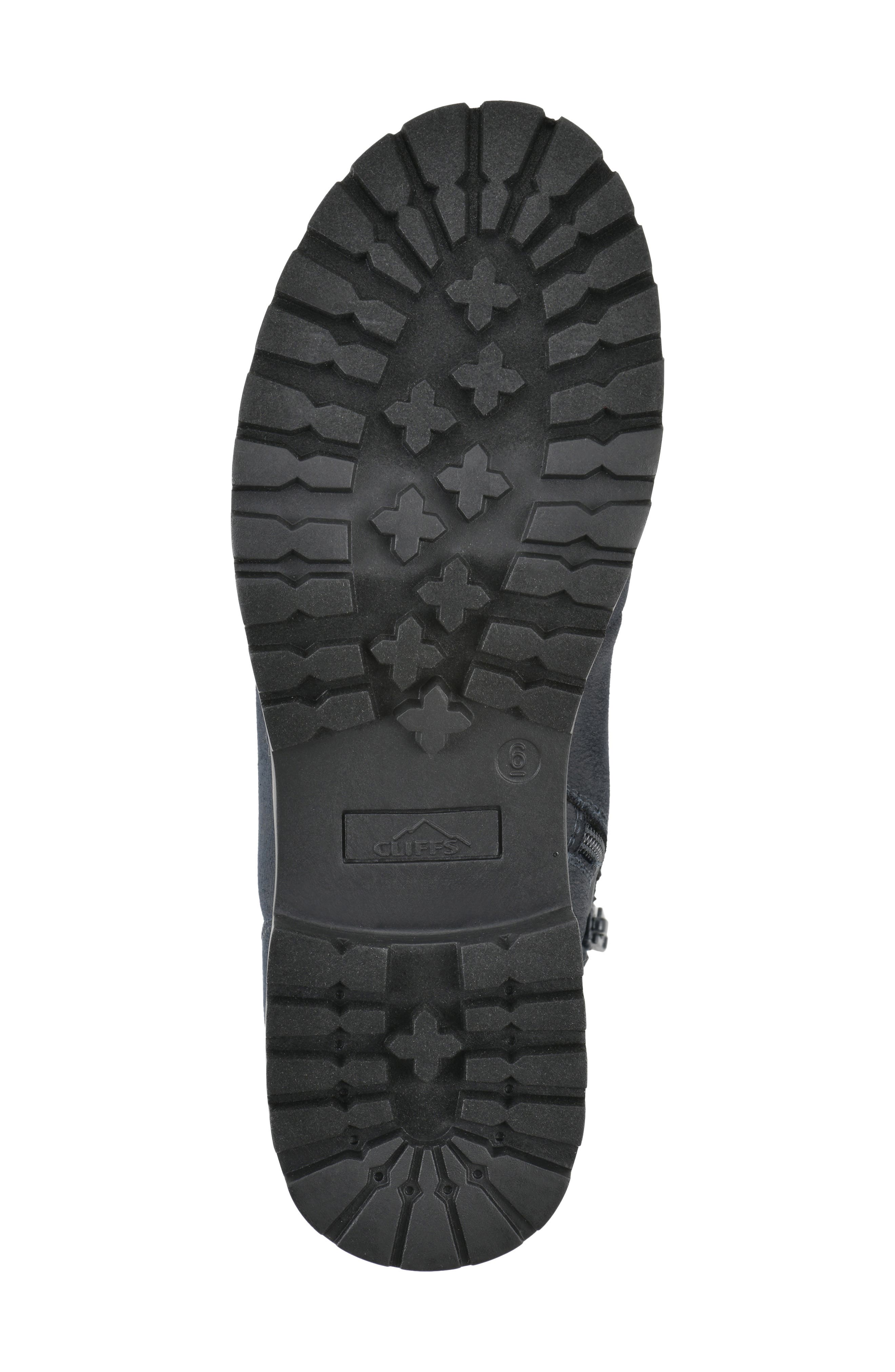 Primed Lace-Up Boot, Alternate, color, DARK NAVY/FABRIC