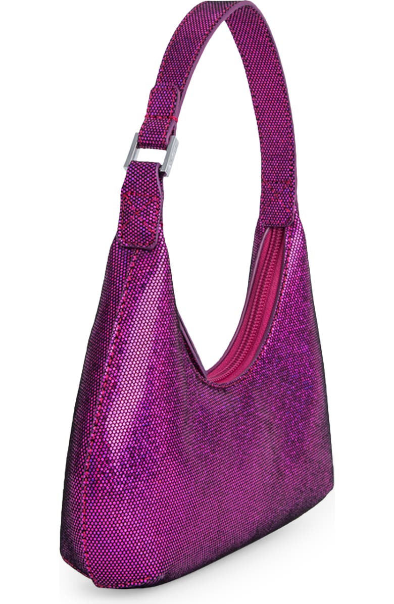 By Far Baby Amber Disco Leather Shoulder Bag, Alternate, color,