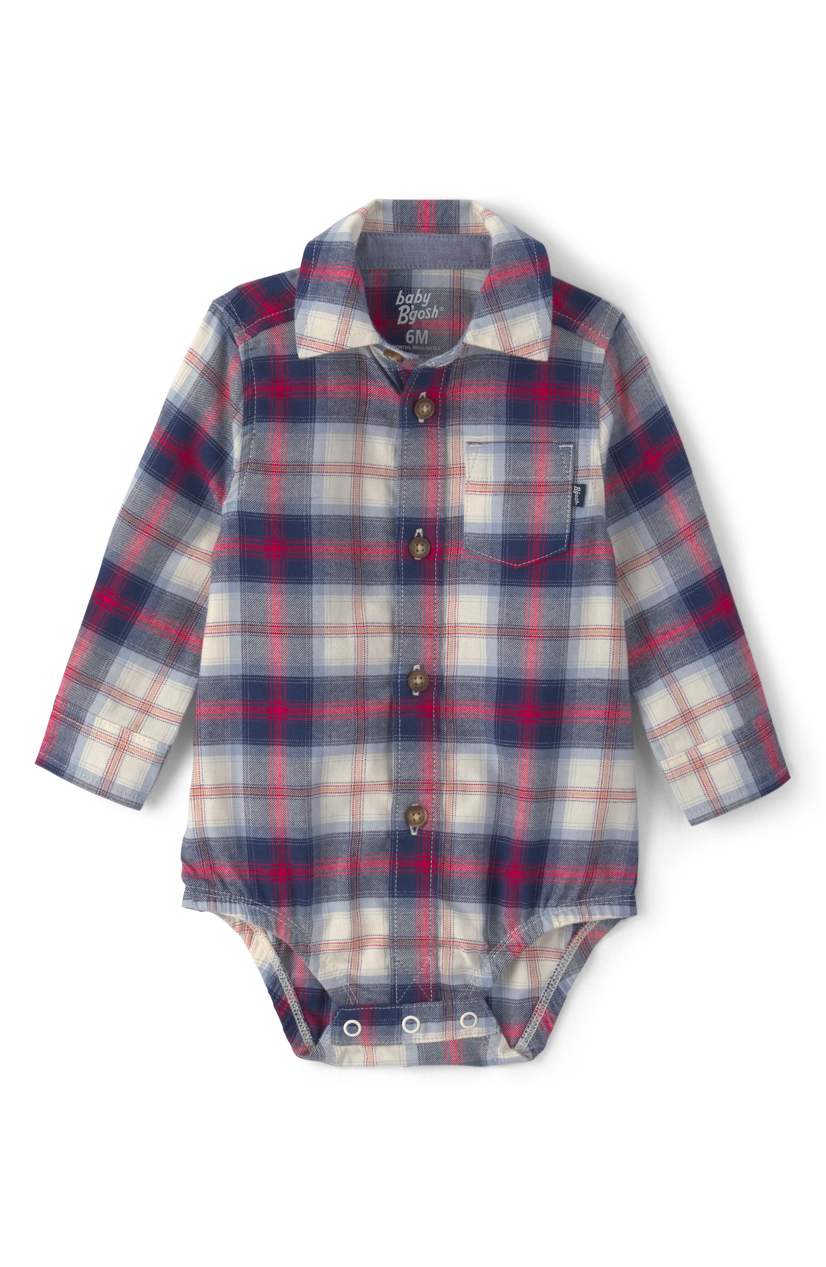 selected MULTI PLAID BODYSUIT