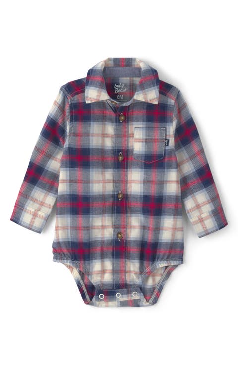 Long Sleeve Cotton Twill Bodysuit