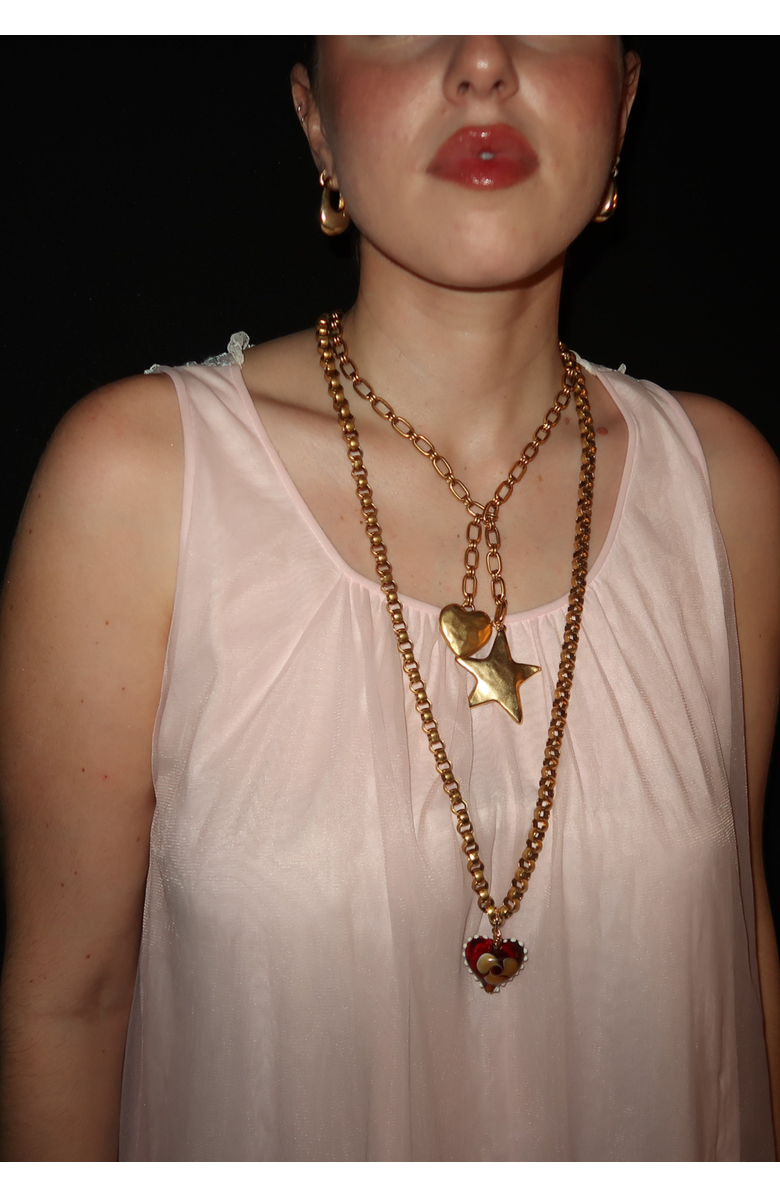 sccollection Notte Necklace, Alternate, color, Gold