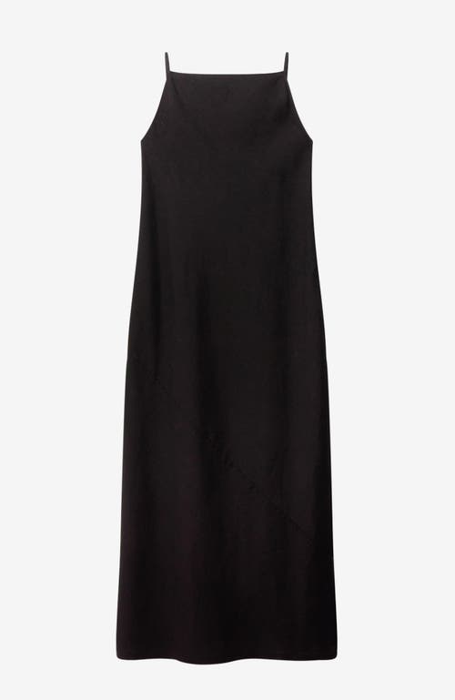 Shop Another Tomorrow Square Neck Slip Dress In Off White