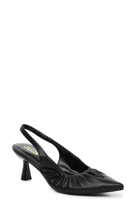 Pointed Toe Slingback Pump