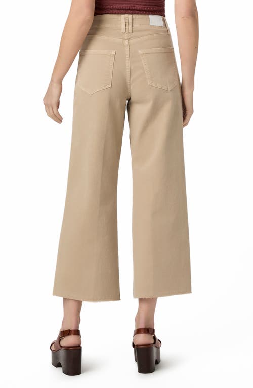 Paige Womens Vintage Camel Tan Cameron Ankle Patch-pockets Stretch-denim Trousers In Vintage Soft Sand