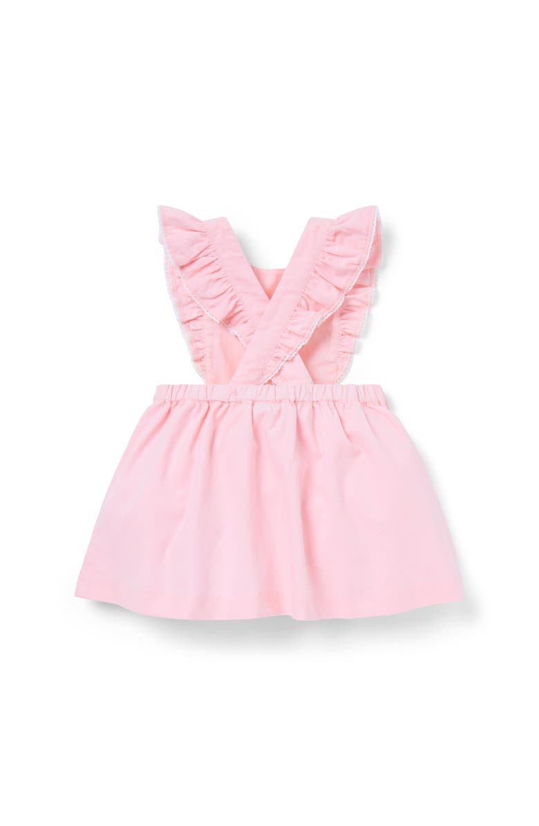 Janie and Jack Baby Ruffle Corduroy Jumper, Alternate, color, Pink