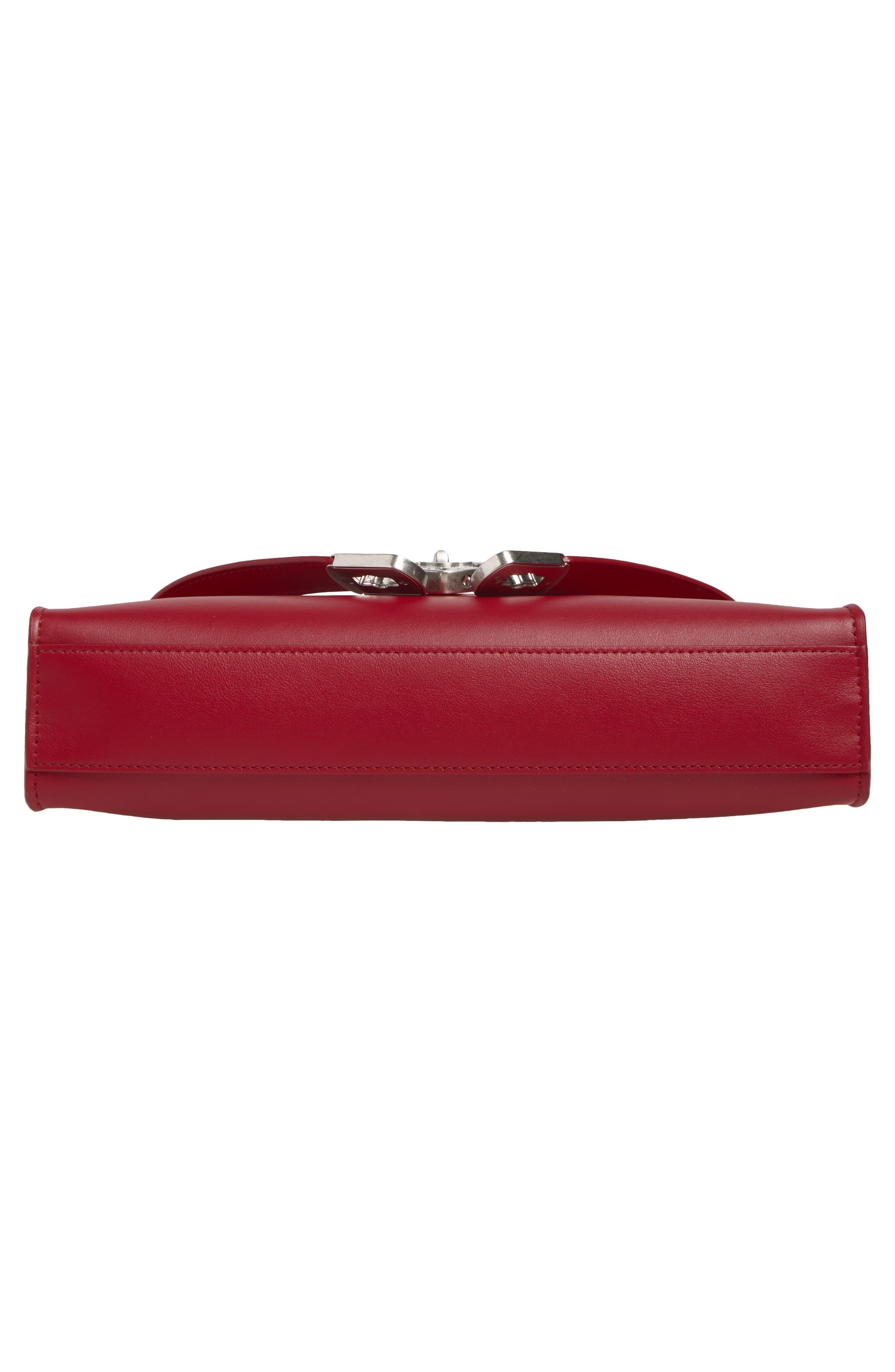 Mini Locke Leather Shoulder Bag, Alternate, color, POWDER