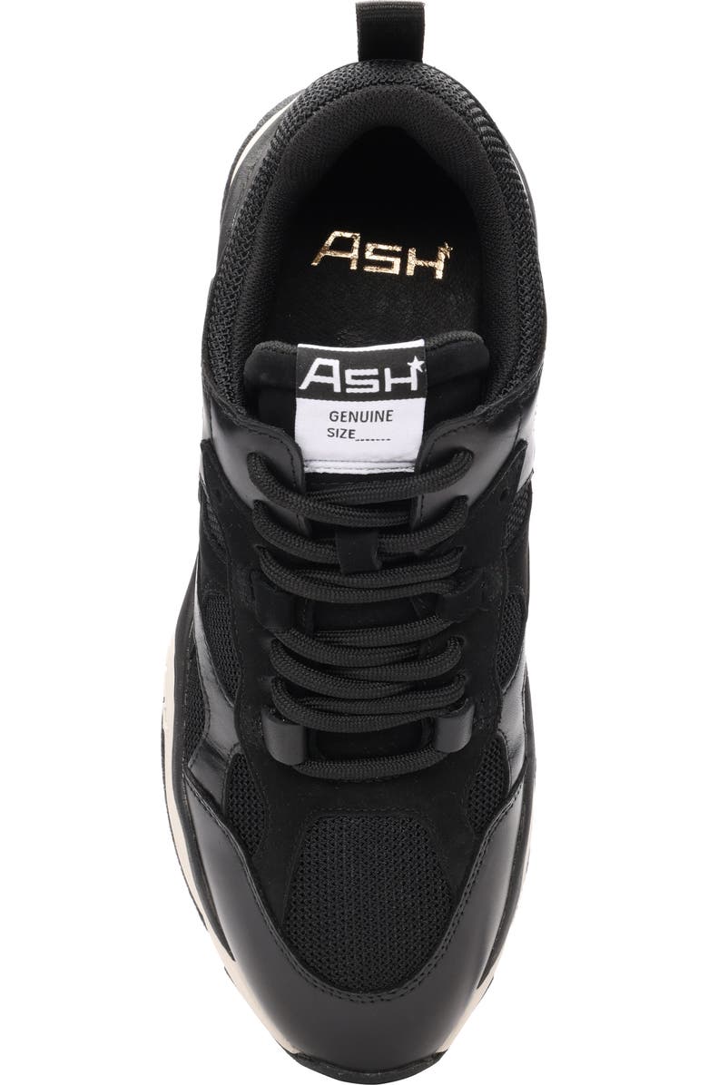 Ash Born Wedge Sneaker, Alternate, color, Black