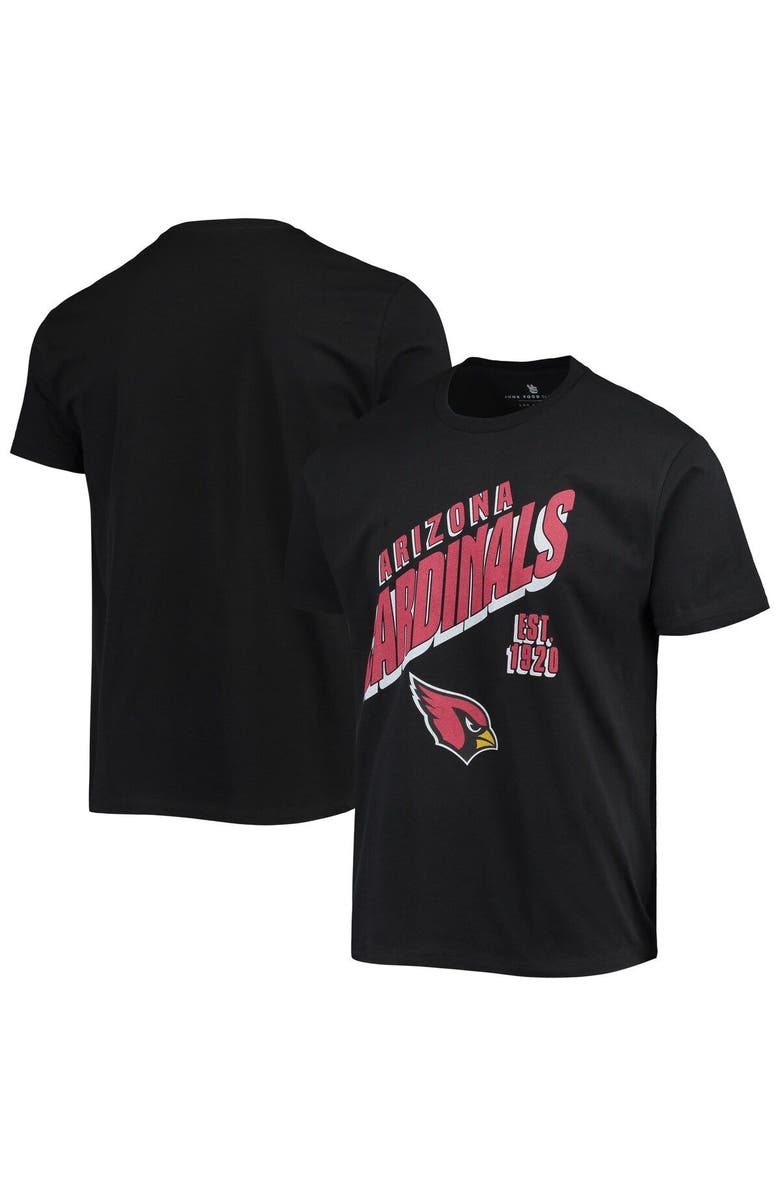 Junk Food Men's Junk Food Black Arizona Cardinals Slant T-Shirt, Main, color, 