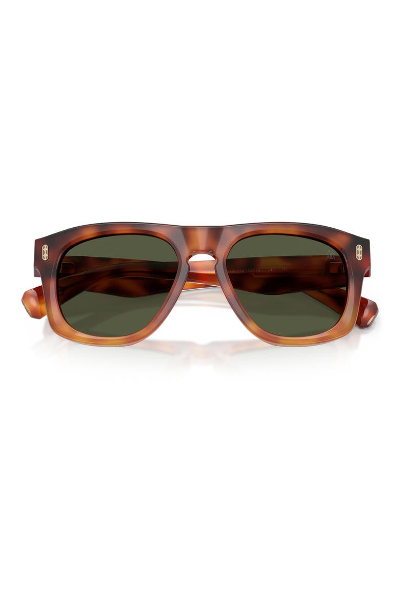 Alke 53mm Rectangular Pillow Sunglasses, Alternate, color, HAVANA / FOREST