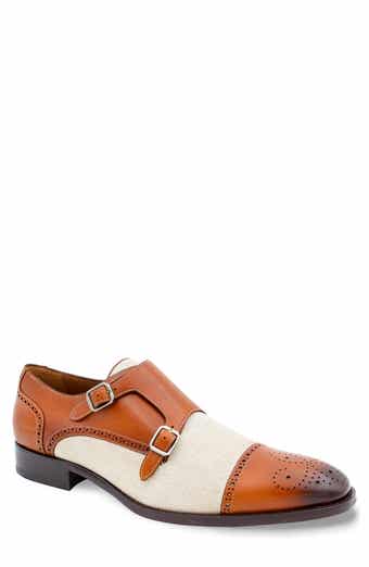 Mezlan Patina Monk Strap Loafer