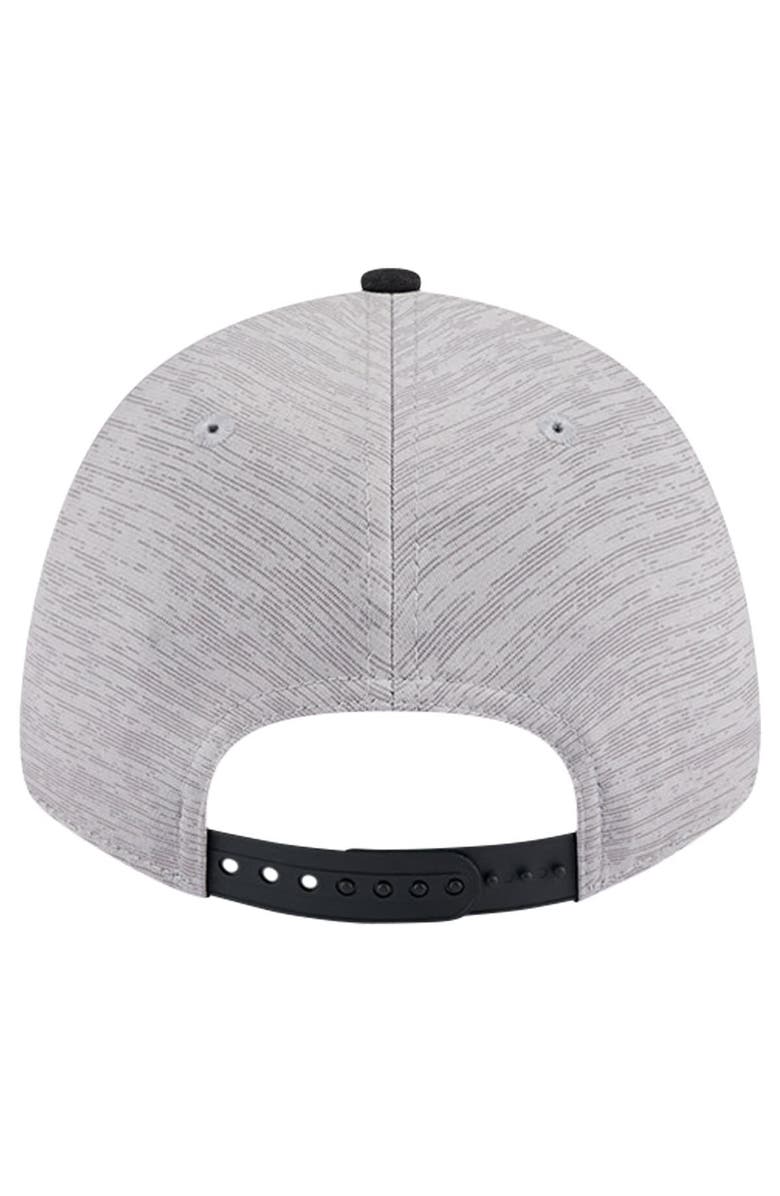 New Era Men's New Era Heather Gray/Black Miami Heat Active Digi-Tech Two-Tone 9FORTY Adjustable Hat, Alternate, color, Heather Gray