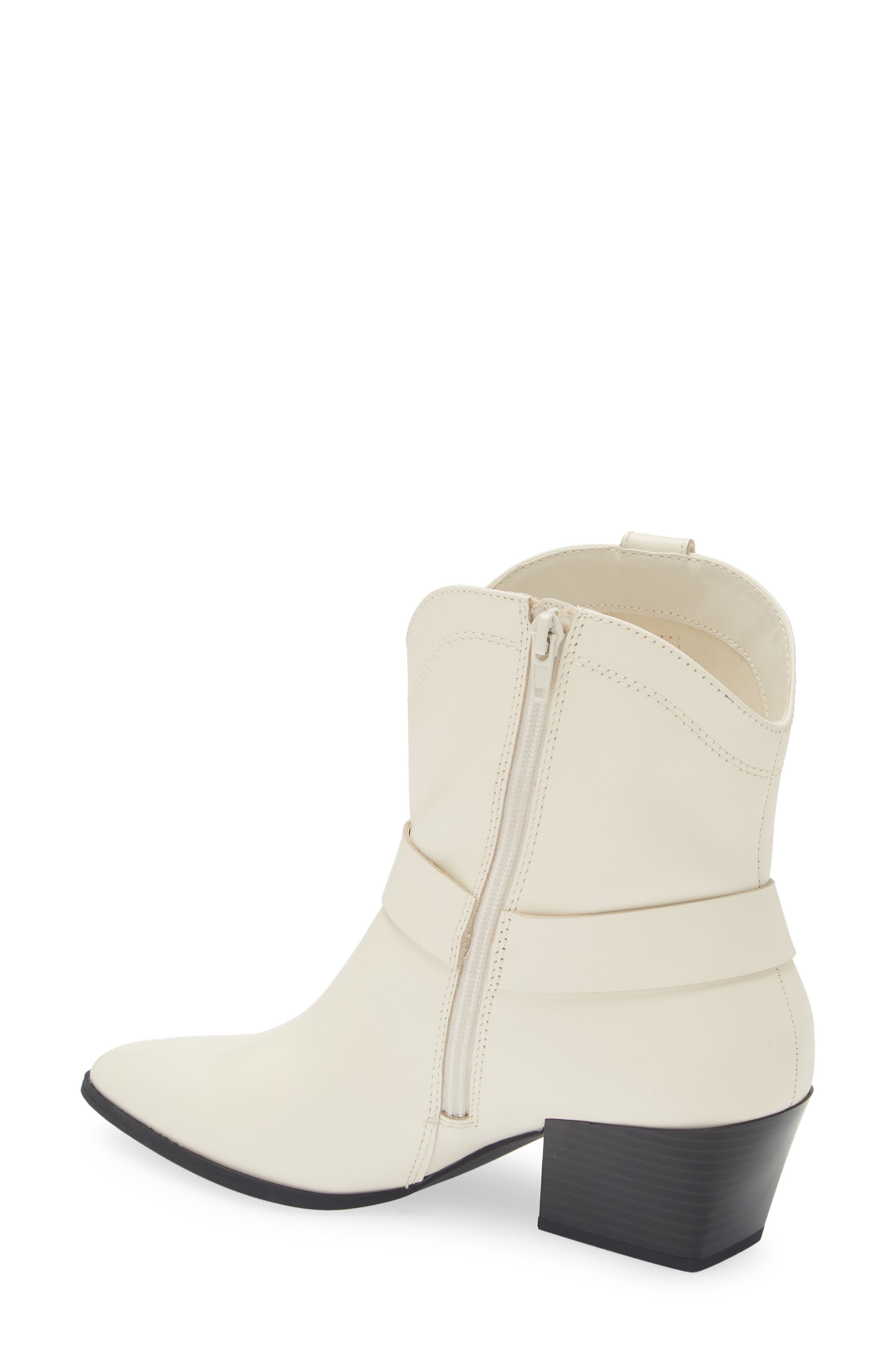 Enzo Western Boot, Alternate, color, IVORY EGRET