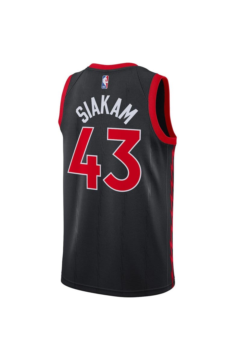 Jordan Brand Men's Jordan Brand Pascal Siakam Black Toronto Raptors 2020/21 Swingman Jersey - Statement Edition, Alternate, color,