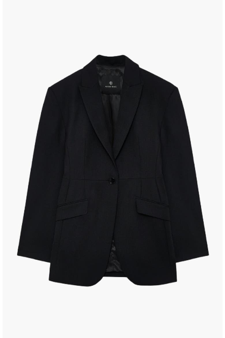 Elga Blazer, Alternate, color, Black