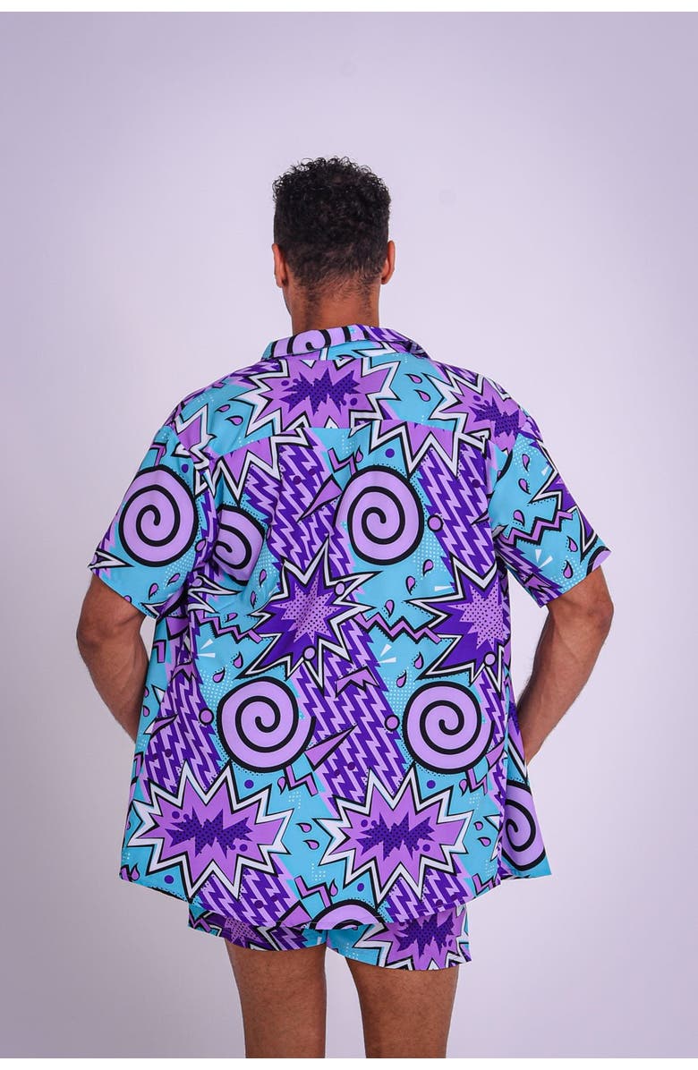 OOSC Fresh Prince Men's Short Sleeve Shirt, Alternate, color, Multi