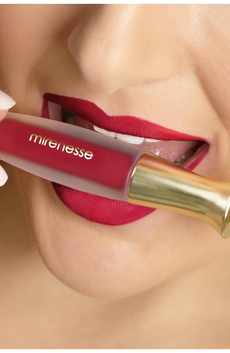 MIRENESSE Lip Lift Velvet Matte 12hr Liquid Lip 9 - Bonfire, Alternate, color, 