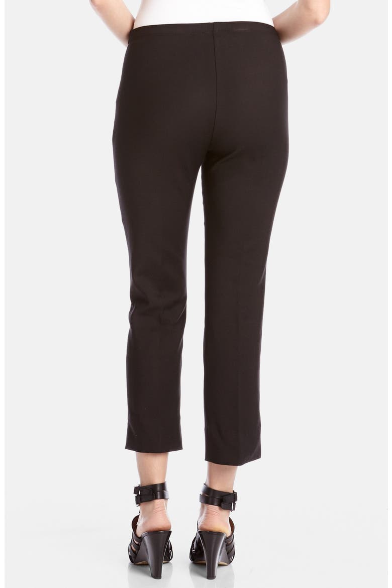 Stretch Woven Capri Pants, Alternate, color, BLACK