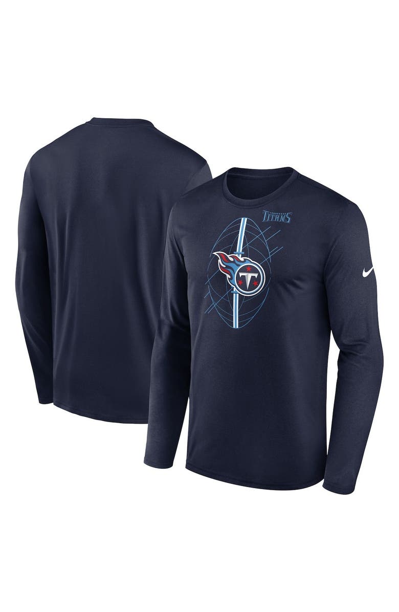 Nike Men's Nike Navy Tennessee Titans Legend Icon Long Sleeve T-Shirt, Main, color, Navy