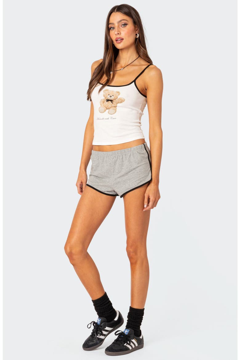 Kenedy Stretch Cotton Sweat Shorts, Alternate, color, GRAY-MELANGE