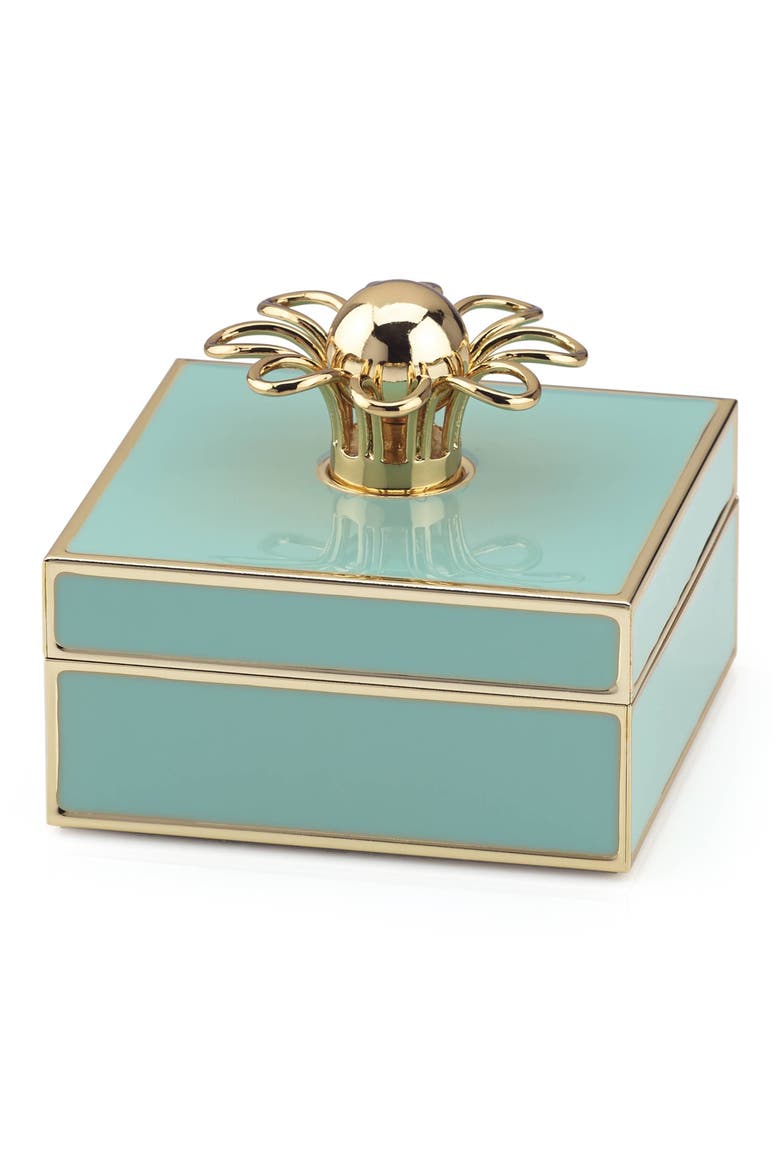 keaton porcelain jewelry box, Main, color, TURQUOISE