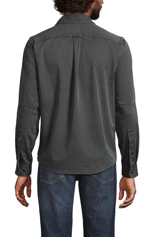 LANDS' END LANDS' END SUN WASHED OVERSHIRT 