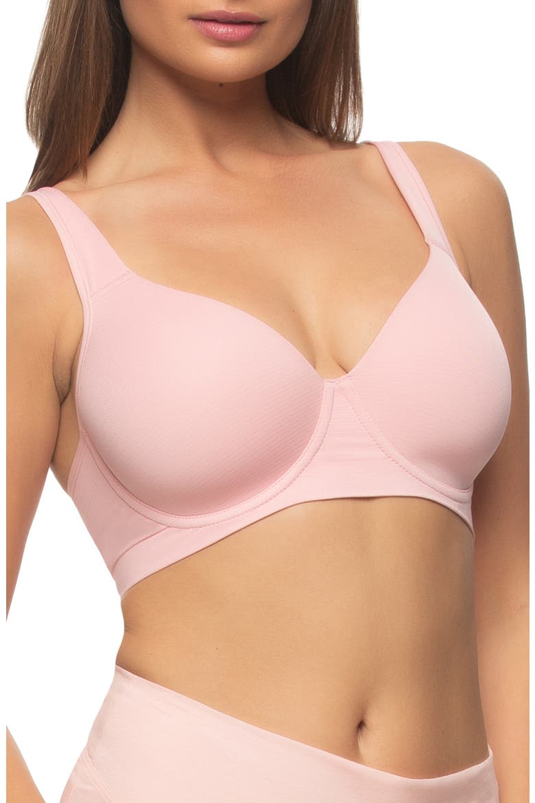 Utopia Underwire Full Coverage Contour Bra, Alternate, color, BRIDAL ROSE