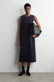 COS A-Line Corduroy Midi Dress