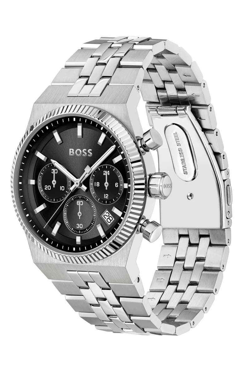 BOSS Candor Prime Chronograph Bracelet Watch, 41mm, Alternate, color, 