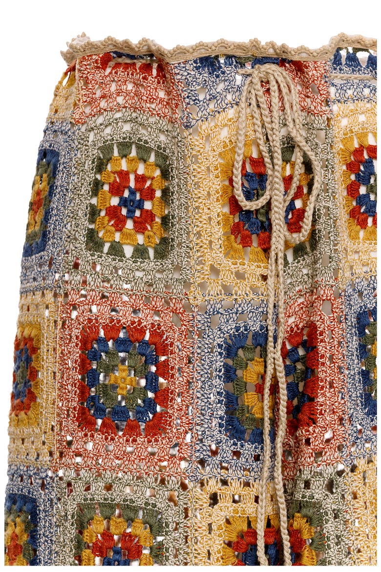 Roots Harvest Crochet Cover-Up Pants, Alternate, color, IVORY