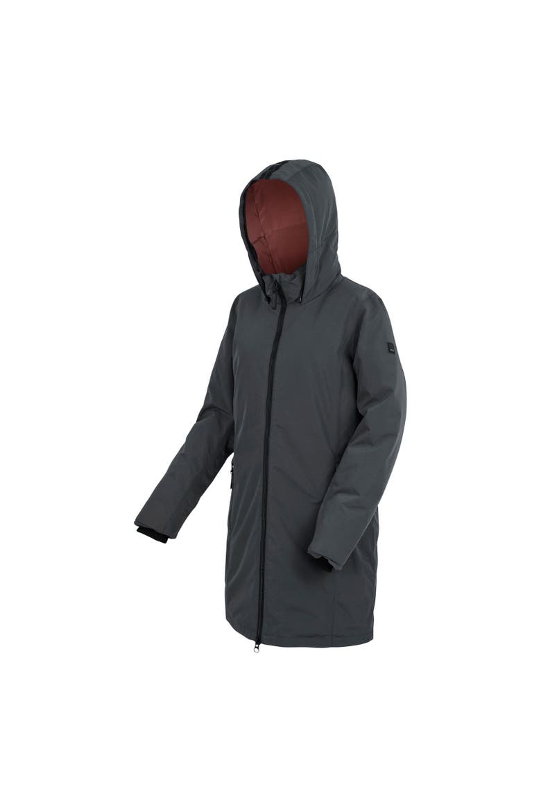 Marron Insulated Waterproof Jacket, Alternate, color, Seal Grey