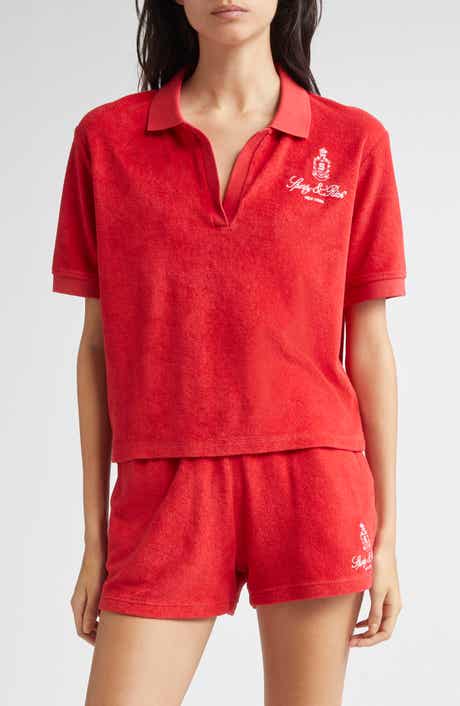 Sporty & Rich Vendome Cotton Terry Polo