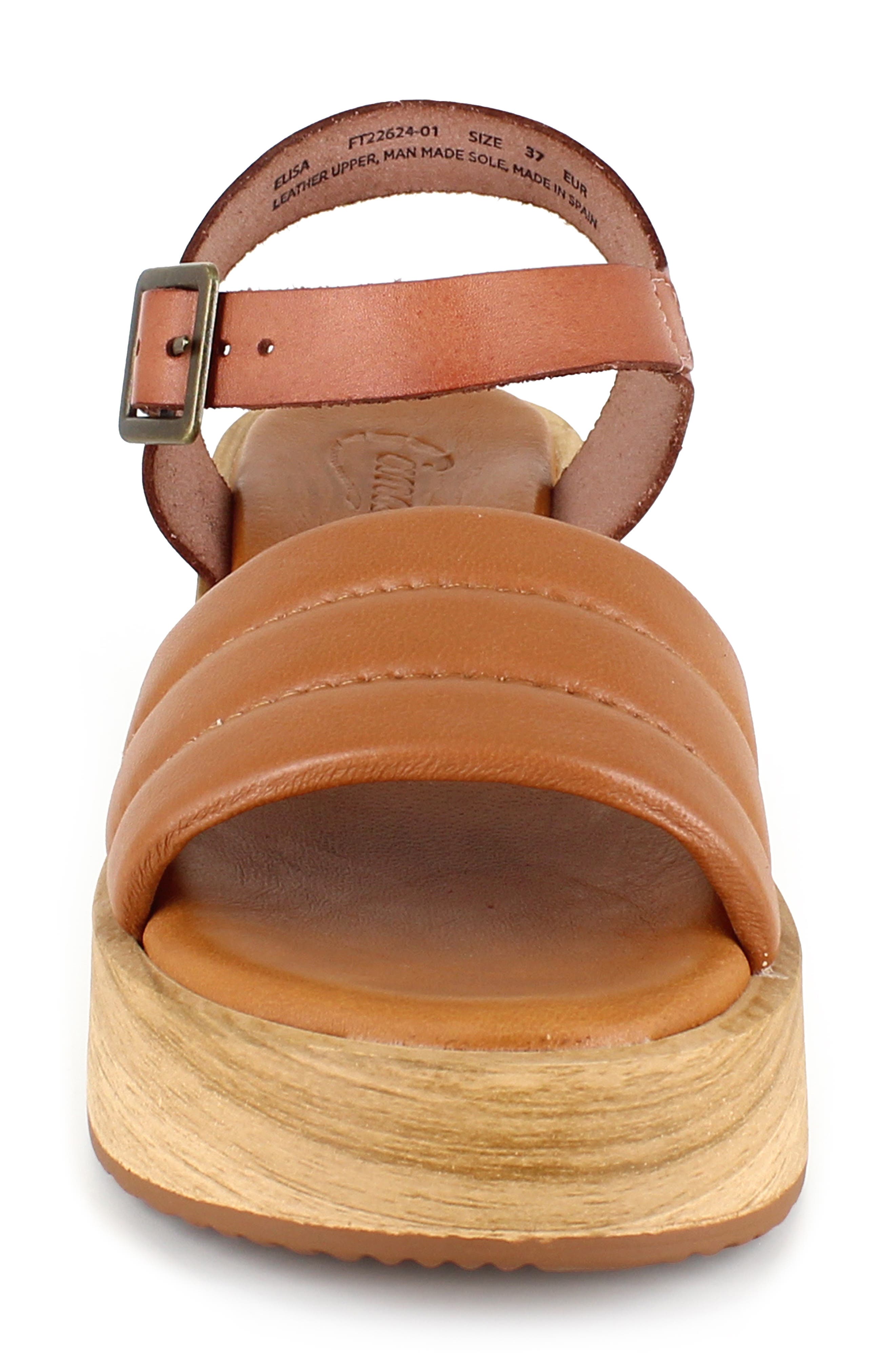 Candie's Elisa Platform Sandal, Alternate, color, Tan
