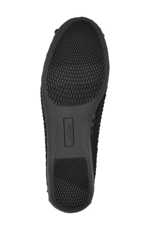 Cliffs By White Mountain Chelcy Mesh Ballet Flat In Black Mesh Fabric