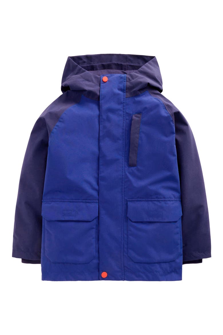 Kids' Waterproof Fisherman's Jacket, Main, color, SAPPHIRE BLUE COLOURBLOCK