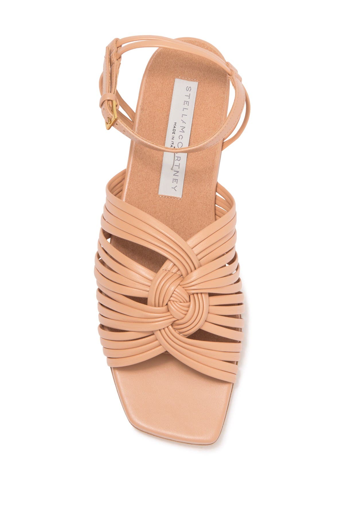 Stella McCartney Knotted Vamp Sandal, Alternate, color, 