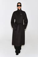 COS Shawl-Collar Double-Faced Wool Long Coat