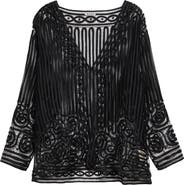 Bode Threadword Silk & Cotton Overshirt